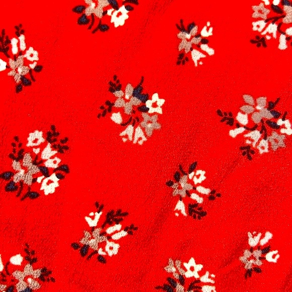 Madewell ‘Little Lillies’ Silk Ruffle-Sleeve Button-Front Dress - Picture 4 of 13